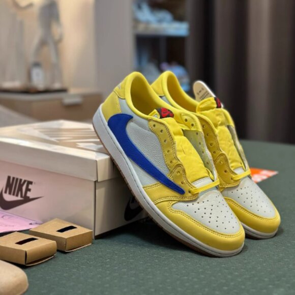jordan 1 low canary travis scott